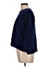 Eileen Fisher 100% Cotton Blue Pullover Sweater Size L - photo 5