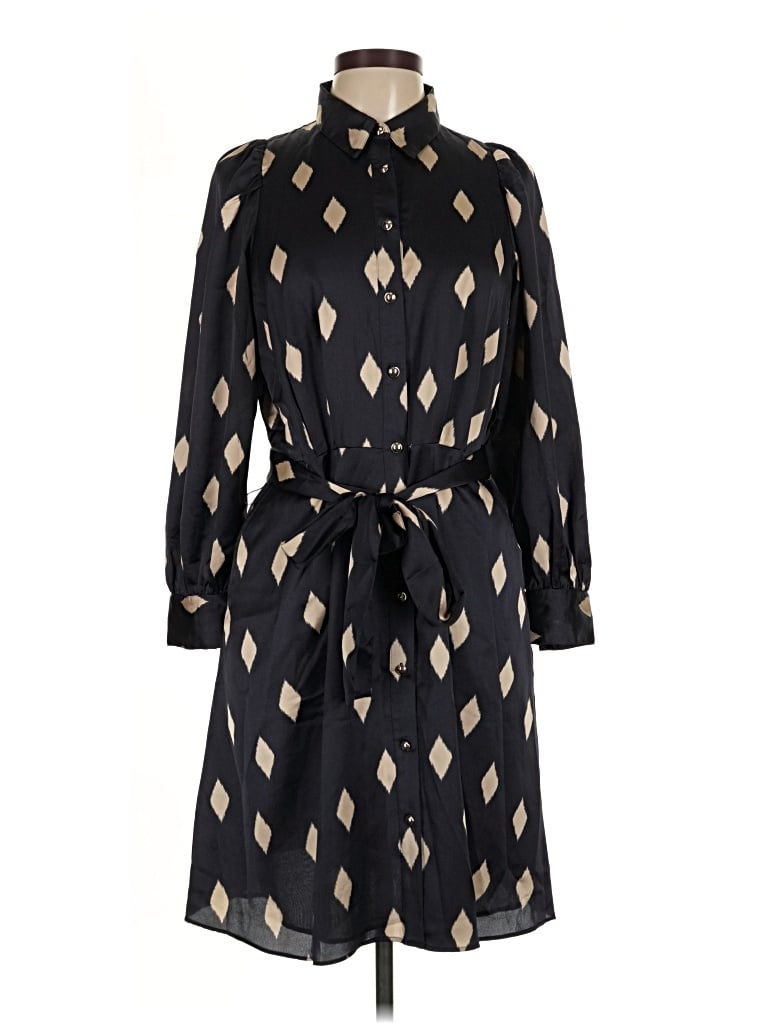 Pre-owned Ann Taylor Casual Dress In Black