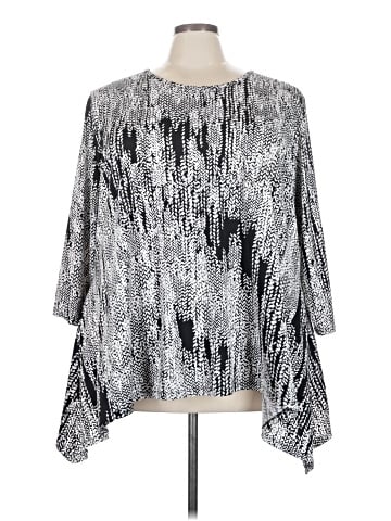 Faded Glory 3/4 Sleeve Blouse (view 1)