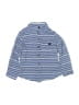 Volcom 100% Cotton Stripes Blue Long Sleeve Button-Down Shirt Size 6 - photo 1