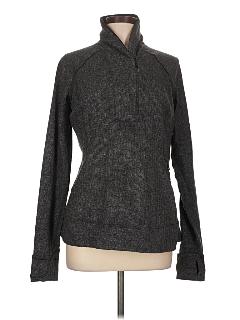 Pre-owned Lululemon Athletica Sweatshirt In Gray