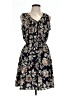 Crescent 100% Polyester Paisley Black Casual Dress Size L - photo 1