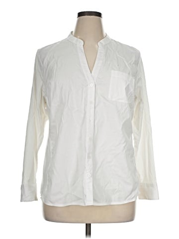 Calvin Klein Long Sleeve Button-Down Shirt (view 1)