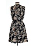 Crescent 100% Polyester Paisley Black Casual Dress Size L - photo 2