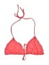 Luli Fama Solid Red Swimsuit Top Size L - photo 1