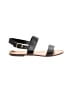 J.Crew 100% Leather Black Sandals Size 6 - photo 1