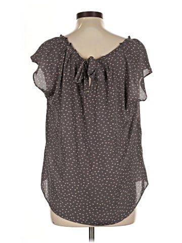 Lauren Conrad Short Sleeve Blouse (view 2)