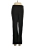 Ecru Solid Black Dress Pants Size S - photo 1