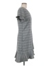 ECI Plaid Gray Casual Dress Size 8 - photo 4
