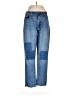 Universal Thread 100% Cotton Color Block Blue Jeans Size 8 - photo 1