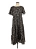 Unbranded Animal Print Brown Casual Dress Size S - photo 1