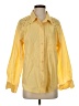 YFB Solid Yellow Long Sleeve Button-Down Shirt Size S - photo 1