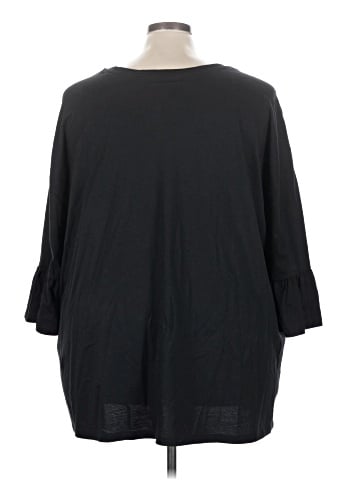 Roaman's 3/4 Sleeve T-Shirt (view 2)