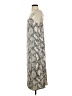 H&M 100% Polyester Animal Print Gray Casual Dress Size S - photo 5