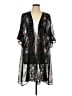 American Eagle Outfitters 100% Polyester Black Kimono Size L - photo 1