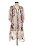 American Eagle Outfitters 100% Polyester Ivory Kimono Size L - photo 1