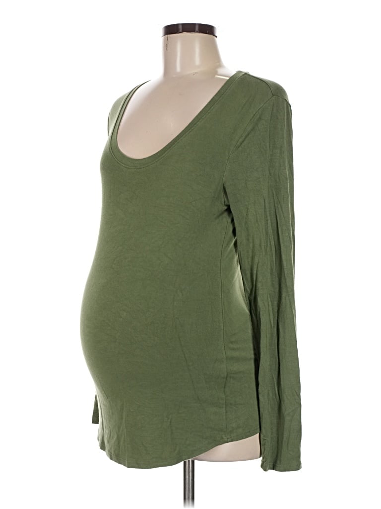 Pre-owned Ingrid & Isabel 3/4 Sleeve T-shirt In Green
