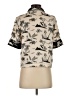 Scotch & Soda 100% Polyester Tropical Ivory Short Sleeve Blouse Size XS - photo 2