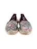 Gucci 100% Leather Floral Gray Flats Size EU (IT) 38 1/2 / US 8 1/2 - photo 2