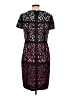 Shani 100% Polyester Hearts Pink Cocktail Dress Size 10 - photo 2