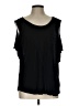 Pebble and Stone Black Short Sleeve Top Size L - photo 1
