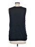 Vince. 100% Leather Black Sleeveless Top Size 6 - photo 2