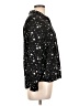 Rails 100% Viscose Rayon Stars Black 3/4 Sleeve Blouse Size L - photo 4