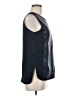 Vince. 100% Leather Black Sleeveless Top Size 6 - photo 4