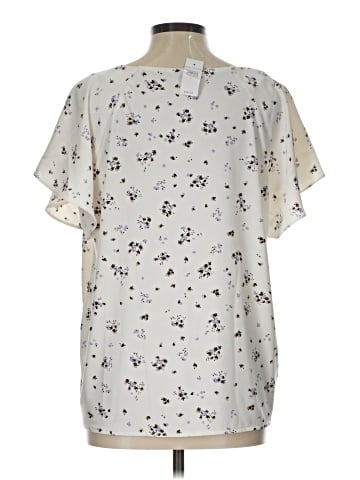 Ann Taylor Short Sleeve Blouse (view 2)
