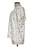 Ann Taylor 100% Polyester Ivory Short Sleeve Blouse Size L - photo 5