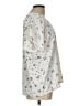 Ann Taylor 100% Polyester Ivory Short Sleeve Blouse Size L - photo 4