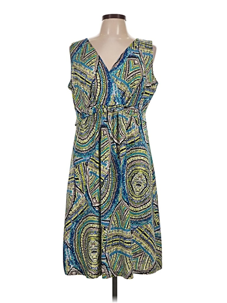 Pre-owned Kim Rogers Casual Dress In Blue