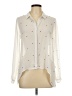 XXI Polka Dots Ivory Long Sleeve Blouse Size L - photo 1