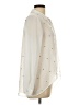 XXI Polka Dots Ivory Long Sleeve Blouse Size L - photo 4