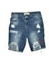 Guess 100% Cotton Hearts Blue Denim Shorts Size 12 - photo 1