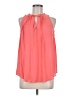 Gap 100% Polyester Orange Sleeveless Blouse Size M - photo 1