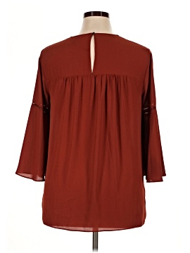 Ava & Viv 3/4 Sleeve Blouse (view 2)