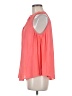 Gap 100% Polyester Orange Sleeveless Blouse Size M - photo 5