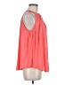 Gap 100% Polyester Orange Sleeveless Blouse Size M - photo 4