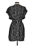 Unbranded 100% Rayon Stripes Black Casual Dress Size L - photo 2