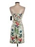 Zara Basic Floral Ivory Cocktail Dress Size S - photo 2