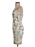 Zara Basic Floral Ivory Cocktail Dress Size S - photo 5