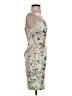 Zara Basic Floral Ivory Cocktail Dress Size S - photo 4