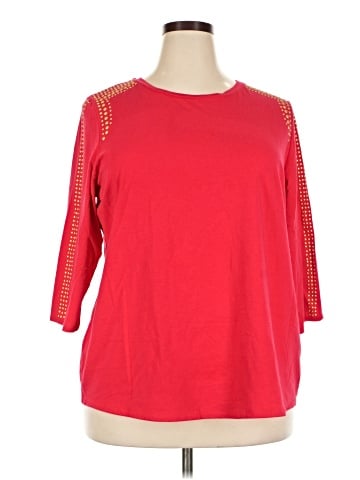 Susan Graver 3/4 Sleeve T-Shirt (view 1)