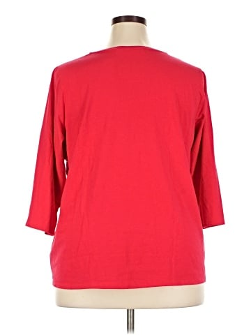 Susan Graver 3/4 Sleeve T-Shirt (view 2)