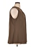 Soft Surroundings 100% Polyester Brown Sleeveless Blouse Size 1X - photo 4