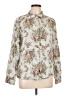 Kut from the Kloth 100% Lyocell Floral Ivory Long Sleeve Blouse Size L - photo 1