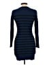 Kenar 100% Merino Stripes Blue Wool Dress Size L - photo 2