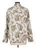 Kut from the Kloth 100% Lyocell Floral Ivory Long Sleeve Blouse Size L - photo 2