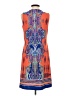 NY Collection Paisley Orange Casual Dress Size S - photo 2